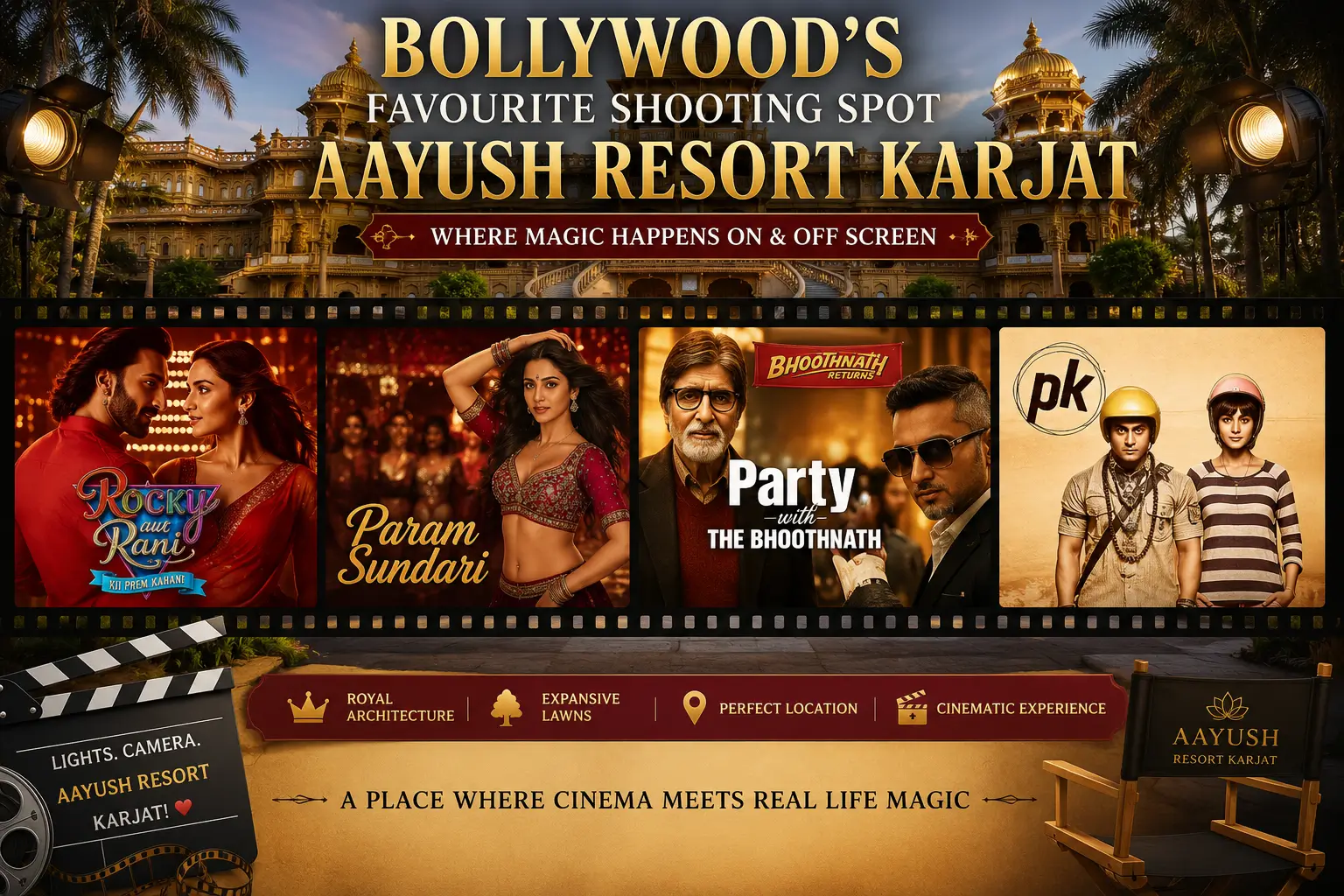 Bollywood shooting location resort in Karjat